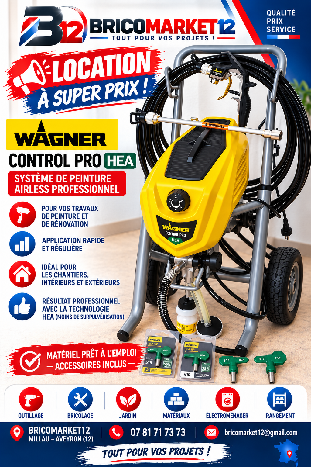 Location Airless Wagner Control Pro 350M – Peinture rapide et professionnelle — photo 1